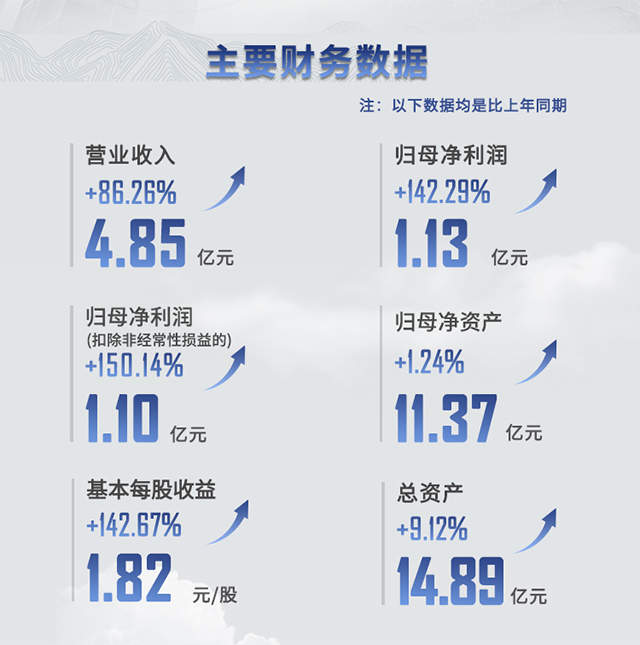 2021年5001拉斯维加斯半年报主要财务数据
